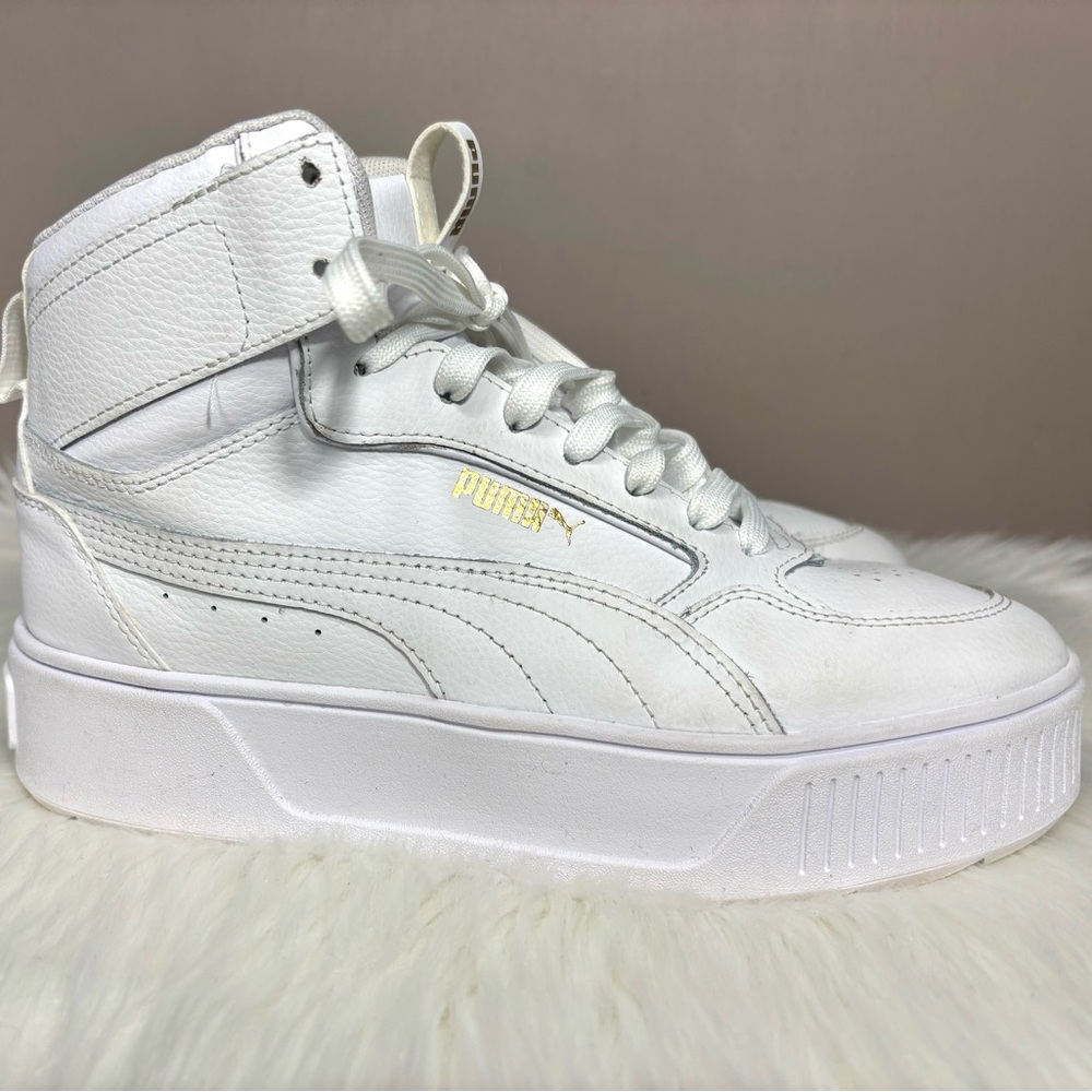 PUMA Leather High-Top Sneakers - Picture 3 of 10